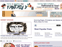 Tablet Screenshot of fantasyjr.com